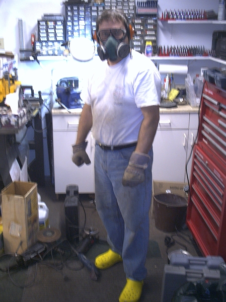 07_03_PICT30036.JPG - Love those crocks, especially when mediablasting the rust..