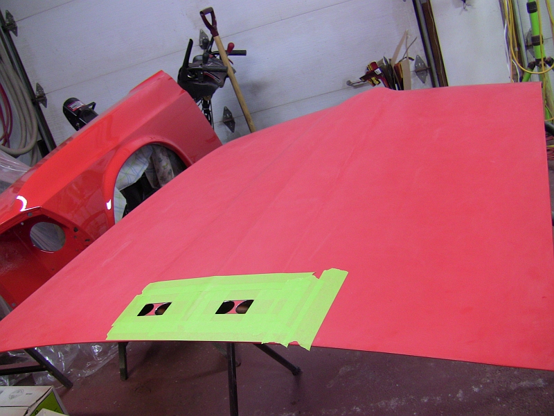 IMG_1046.JPG - Time to cut the hood for hood scoop placement